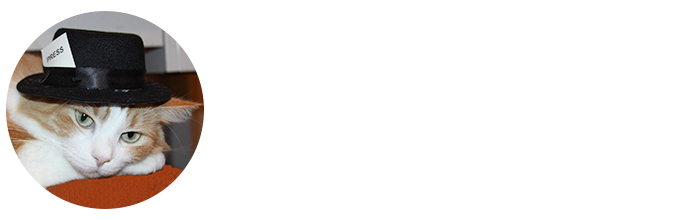 Katniss Cat Reporter Logo